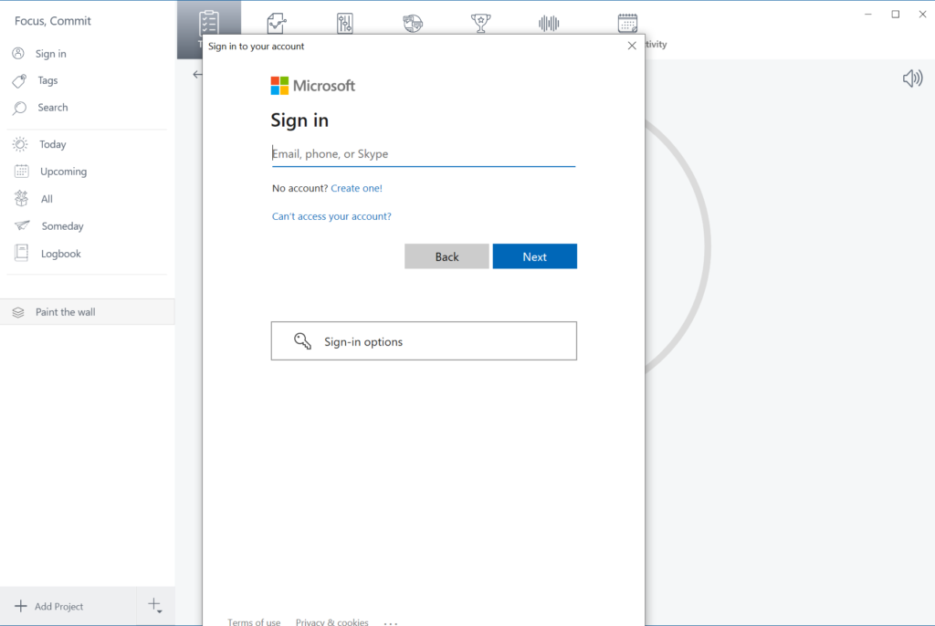 Sign in Microsoft on Windows App Sign in Microsoft on Windows App